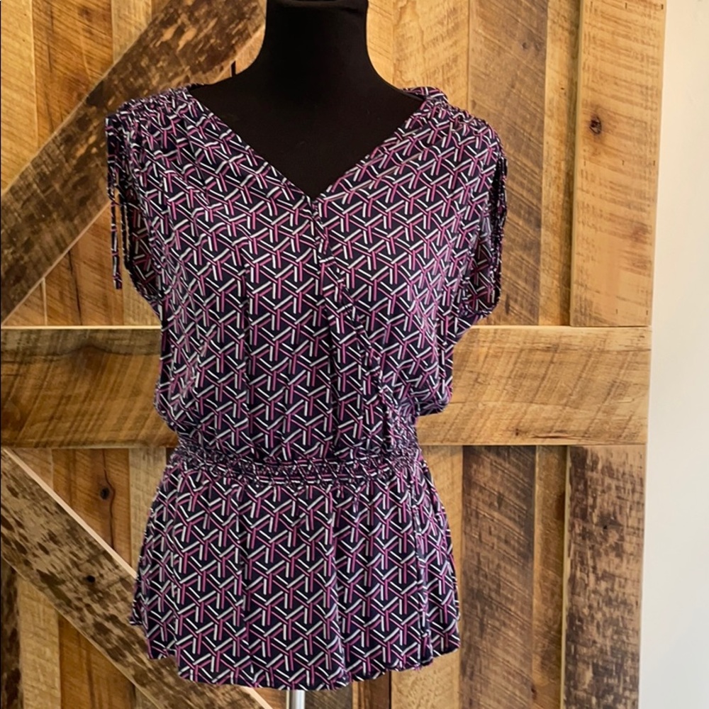 Colorful banana republic top